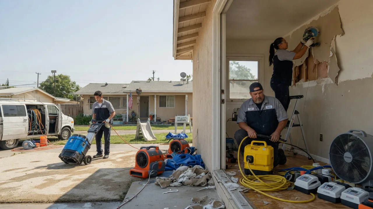 Water Damage Restoration in Follett, TX near me